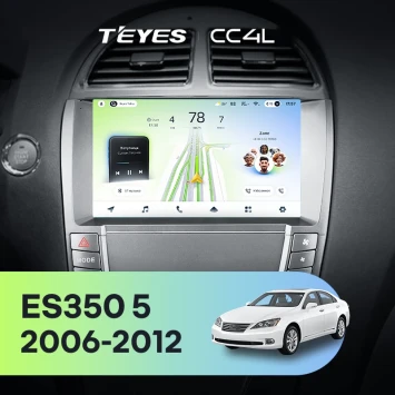 Штатная магнитола Teyes CC4L 6/64 с DTS Lexus ES350 5 V XV40 (2006-2012) Тип-C