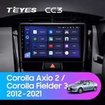 Штатная магнитола Teyes CC3L 4/32 Toyota Corolla Axio 2 E160 (2012-2021)