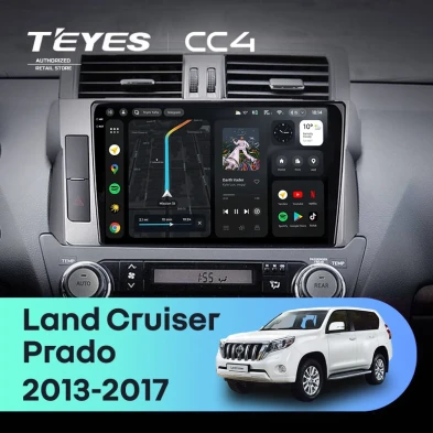 Штатная магнитола Teyes CC4 6/64 Toyota Land Cruiser Prado 150 (2013-2017)