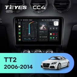 Штатная магнитола Teyes CC4 8/128 Audi TT 2 (2006-2014)