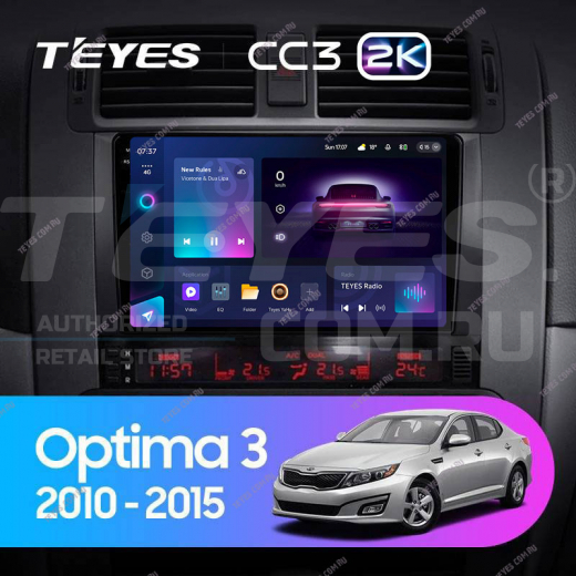 Штатная магнитола Teyes CC3 2K 4/64 Kia Optima 3 TF (2010-2015) F1 — 