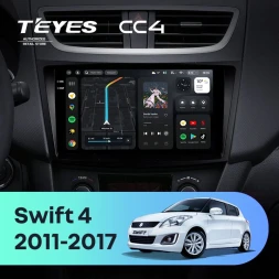 Штатная магнитола Teyes CC4 8/128 Suzuki Swift 4 (2011-2017)