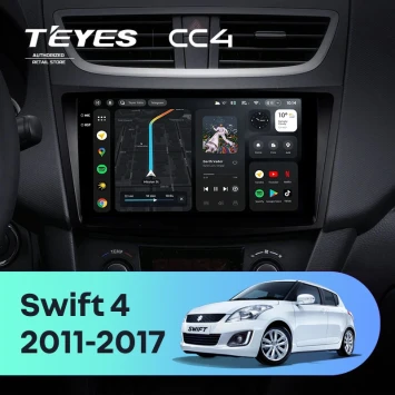 Штатная магнитола Teyes CC4 8/128 Suzuki Swift 4 (2011-2017)