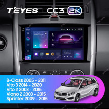 Штатная магнитола Teyes CC3 2K 4/64 Mercedes-Benz Sprinter W906 (2006+)