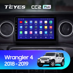 Штатная магнитола Teyes CC2 Plus 4/32 Jeep Wrangler 4 JL (2018-2019)