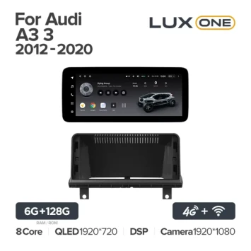 Штатная магнитола Teyes LUX ONE 360 6/128 Audi A3 3 8V (2012-2020)