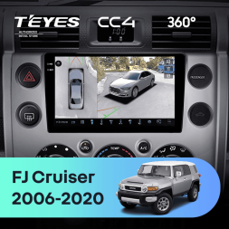 Штатная магнитола Teyes CC4 360 6/64 Toyota FJ Cruiser J15 (2006-2020)