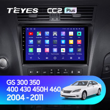 Штатная магнитола Teyes CC2 Plus 6/128 Lexus GS300 350 400 430 450h 460 (2004-2011)