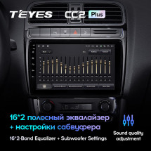 Штатная магнитола Teyes CC2 Plus 6/128 Volkswagen Polo 5 (2008-2020)