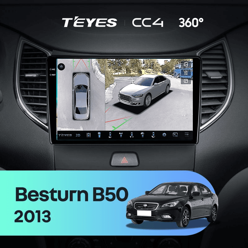 Штатная магнитола Teyes CC4 360 8/128 FAW Besturn B50 (2013-2016) F1