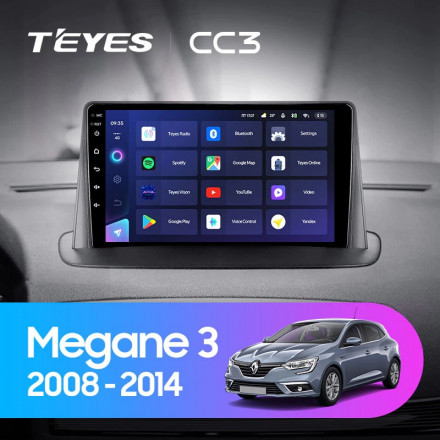 Штатная магнитола Teyes CC3 4/32 Renault Megane 3 (2008-2014)