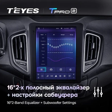 Штатная магнитола Tesla style Teyes TPRO 2 4/32 Chery Tiggo 5 (2014-2020)