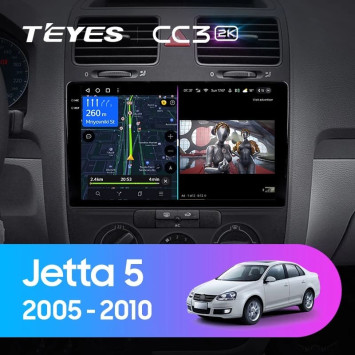 Штатная магнитола Teyes CC3 2K 4/32 Volkswagen Jetta 5 (2005-2010)