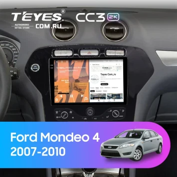 Штатная магнитола Teyes CC3 2K 6/128 Ford Mondeo 4 (2007-2010) F2
