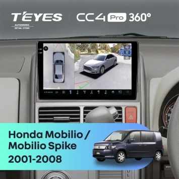 Штатная магнитола Teyes CC4 Pro 360 8/128 Honda Mobilio (2001-2008)