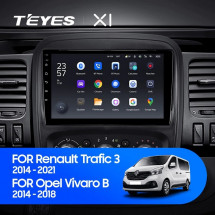 Штатная магнитола Teyes X1 4G 2/32 Opel Vivaro B (2014-2018)