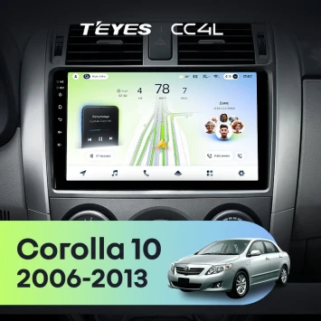Штатная магнитола Teyes CC4L 6/64 с DTS Toyota Corolla 10 E140 E150 (2006-2013) Тип-B