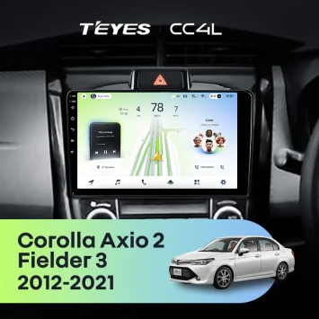 Штатная магнитола Teyes CC4L 4/64 Toyota Corolla Fielder 3 E160 (2012-2021)