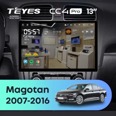 Штатная магнитола Teyes CC4 Pro 8/128 Volkswagen Magotan (2007-2016) (13")