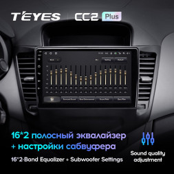 Штатная магнитола Teyes CC2 Plus 4/32 Chevrolet Cruze J300 (2008-2014)