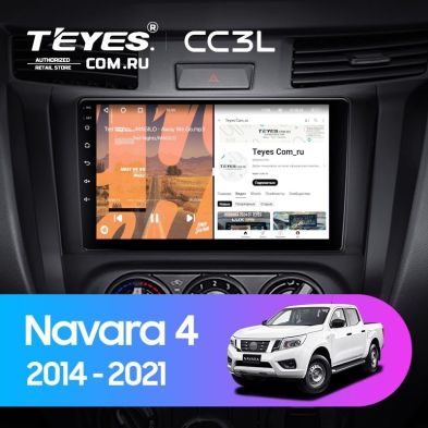 Штатная магнитола Teyes CC3L 4/64 Nissan Navara D23 IV (2014-2021) Тип-B