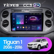 Штатная магнитола Teyes CC3 2K 4/64 Volkswagen Tiguan 1 NF (2006-2017) F1