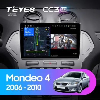 Штатная магнитола Teyes CC3 2K 6/128 Ford Mondeo 4 (2006-2010)