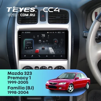 Штатная магнитола Teyes CC4 6/64 Mazda Familia (BJ) (1998-2004) F2