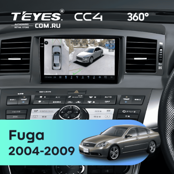 Штатная магнитола Teyes CC4 360 6/64 Nissan Fuga (2004-2009) F1