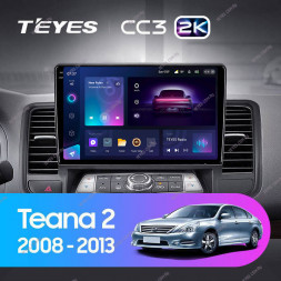 Штатная магнитола Teyes CC3 2K 6/128 Nissan Teana J32 (2008-2013) Тип-А