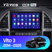 Штатная магнитола Teyes CC2L Plus 1/16 Mercedes-Benz Vito 3 W447 (2014-2020)