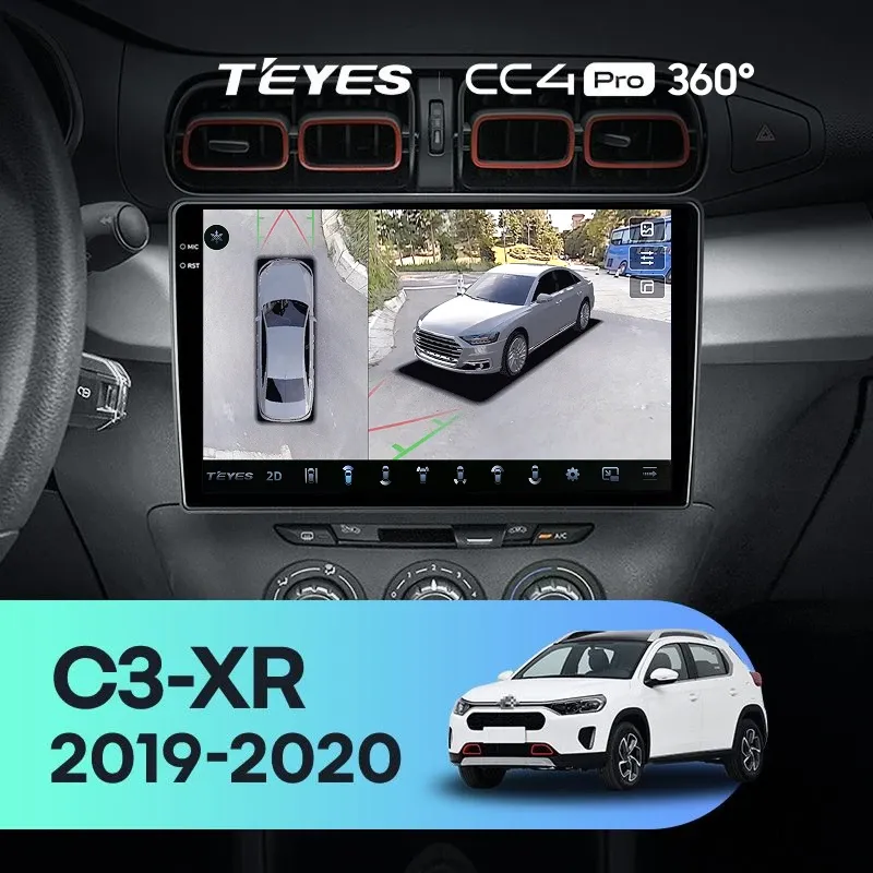 Штатная магнитола Teyes CC4 Pro 360 12/256 Citroen C3-XR (2019-2020) F1