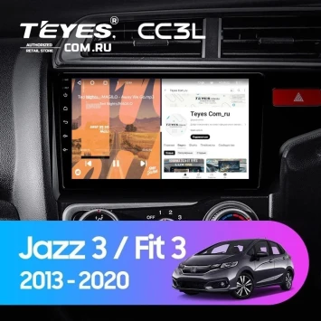 Штатная магнитола Teyes CC3L 4/32 Honda Jazz 3 (2015-2020) Тип-B Правый руль