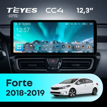 Штатная магнитола Teyes CC4 12.3" 6/64 Kia Forte (2018-2019)
