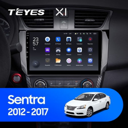 Штатная магнитола Teyes X1 4G 2/32 Nissan Sentra B17 (2012-2017)