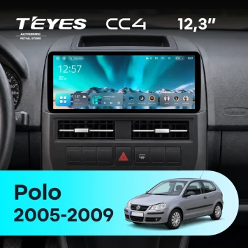 Штатная магнитола Teyes CC4 12.3" 8/128 Volkswagen Polo Mk4 (2005-2009)