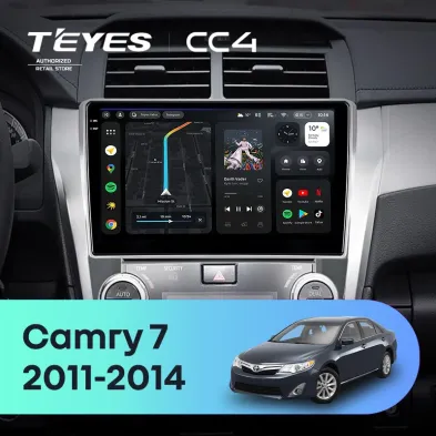 Штатная магнитола Teyes CC4 Pro 8/128 Toyota Camry 7 XV 50 55 (2011-2014) (черная) F2 (11")