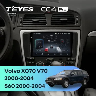 Штатная магнитола Teyes CC4 Pro 8/128 Volvo XC70 V70 (2000-2004)