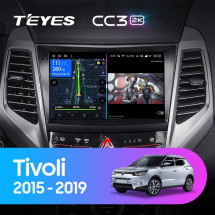 Штатная магнитола Teyes CC3 2K 4/64 SsangYong Tivoli 2015-2019