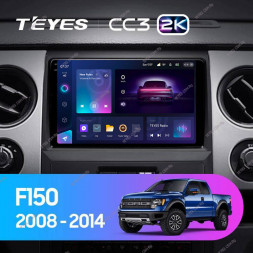 Штатная магнитола Teyes CC3 2K 4/32 Ford F150 P415 Raptor (2008-2014) F2