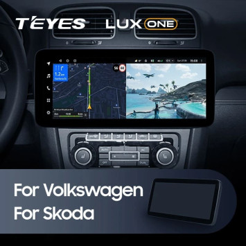 Штатная магнитола Teyes LUX ONE 6/128 Skoda Octavia (2004-2009)