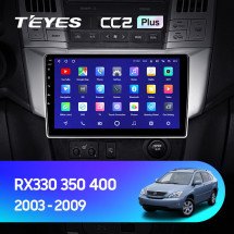 Штатная магнитола Teyes CC2 Plus 6/128 Lexus RX300 RX330 RX350 RX400H (2003-2009)