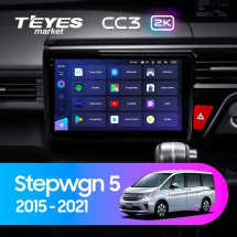 Штатная магнитола Teyes CC3 2K 6/128 Honda Stepwgn 5 (2015-2021) правый руль