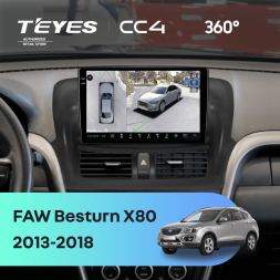 Штатная магнитола Teyes CC4 360 8/128 FAW Besturn X80 (2013-2018) F1