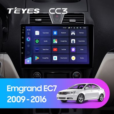 Штатная магнитола Teyes CC3 4/32 Geely Emgrand EC7 1 (2009-2016)