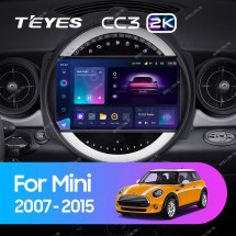 Штатная магнитола Teyes CC3 2K 360 6/128 Mini Cooper (2007-2015)