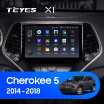Штатная магнитола Teyes X1 4G 2/32 Jeep Cherokee 5 KL (2014-2018)