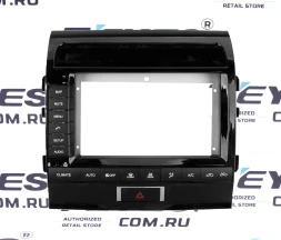 Переходная рамка Toyota Land Cruiser 200 (2007-2015) F2 Тип-B (9")