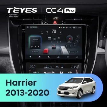 Штатная магнитола Teyes CC4 Pro 12/256 Toyota Harrier XU60 (2013-2020) F2