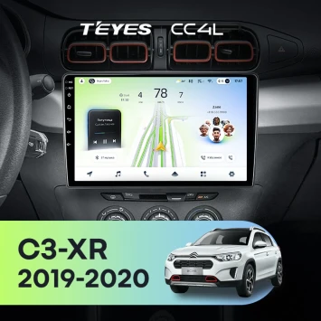 Штатная магнитола Teyes CC4L 6/64 с DTS Citroen C3-XR (2019-2020) F1